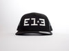 EST.624 Black Baseball Cap