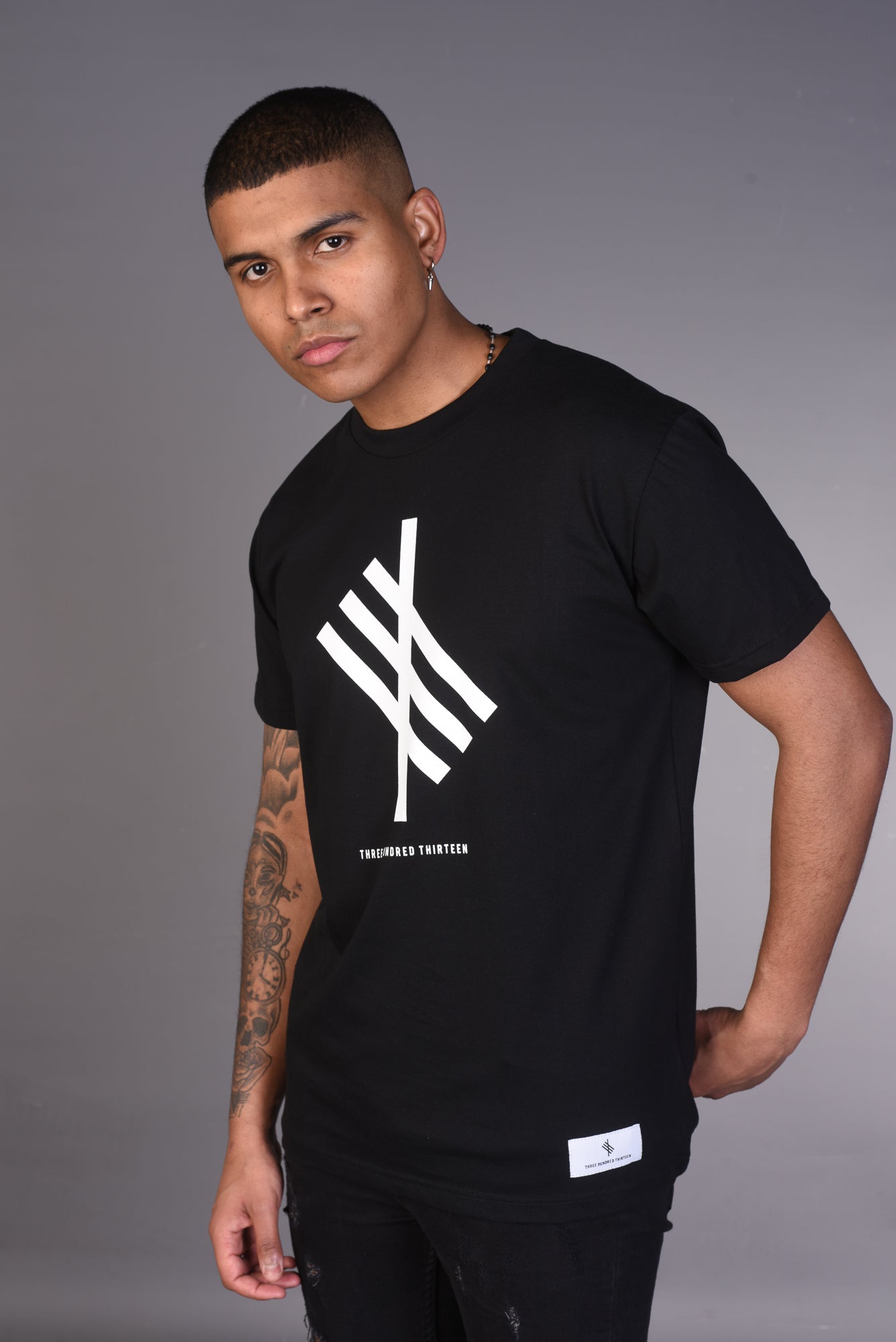 Symbolic Logo T-Shirt - Black – Three Hundred Thirteen