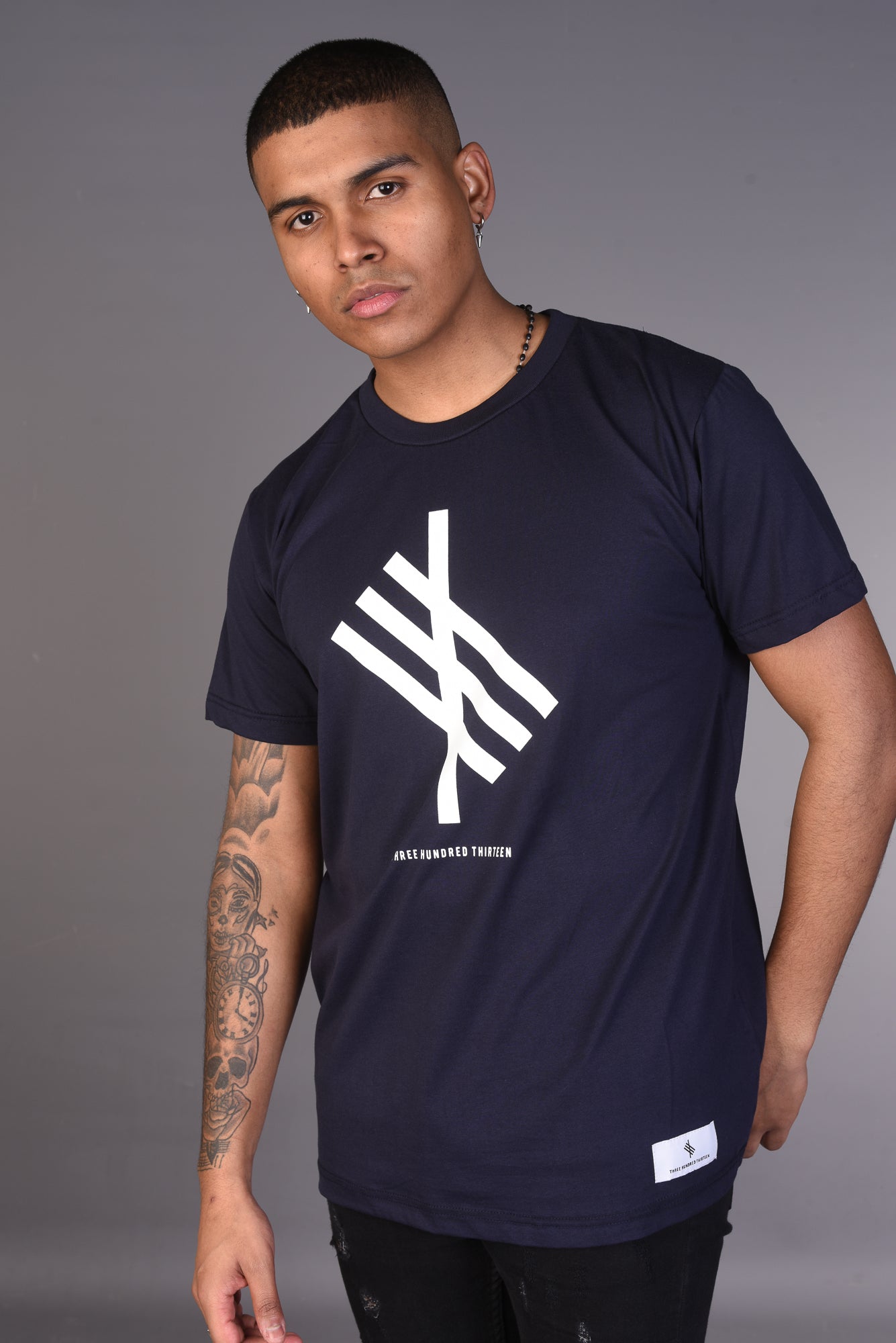 theredthread S symbol bicolor tops（SYMBOL TOPS RED / BL