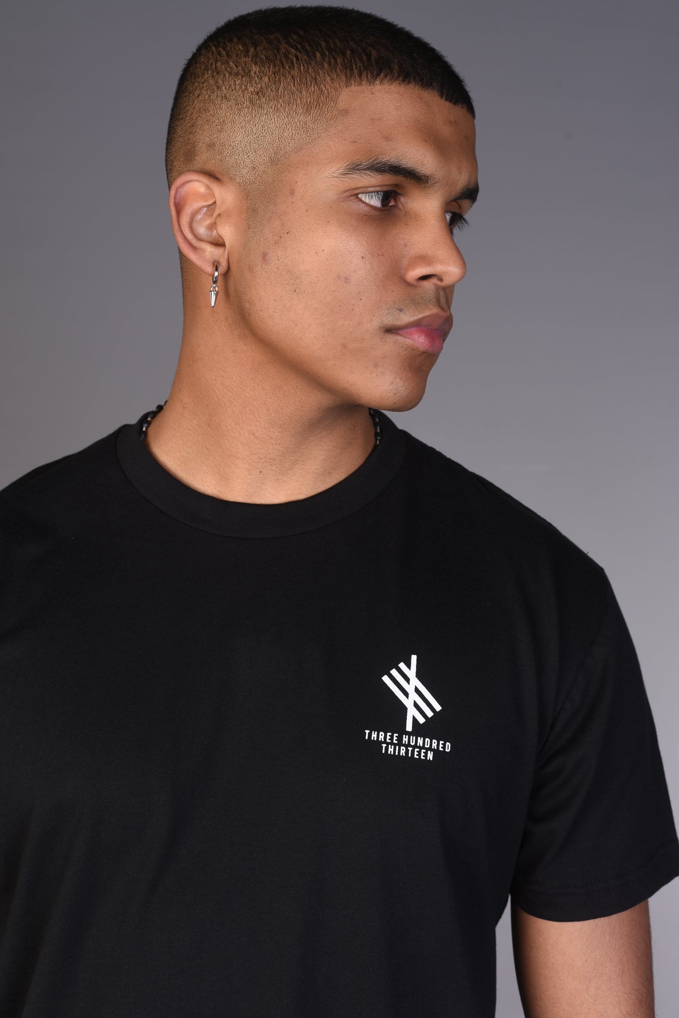 Symbolic Logo Arabic T shirt - Black – Three Hundred Thirteen