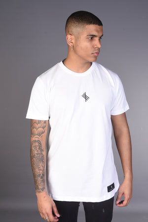 NEVER SURRENDER Symbolic Logo T Shirt - White