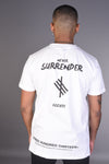 NEVER SURRENDER Symbolic Logo T Shirt - Black