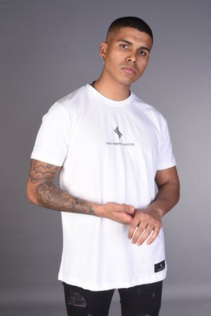 BADR Caligraphy T Shirt- White