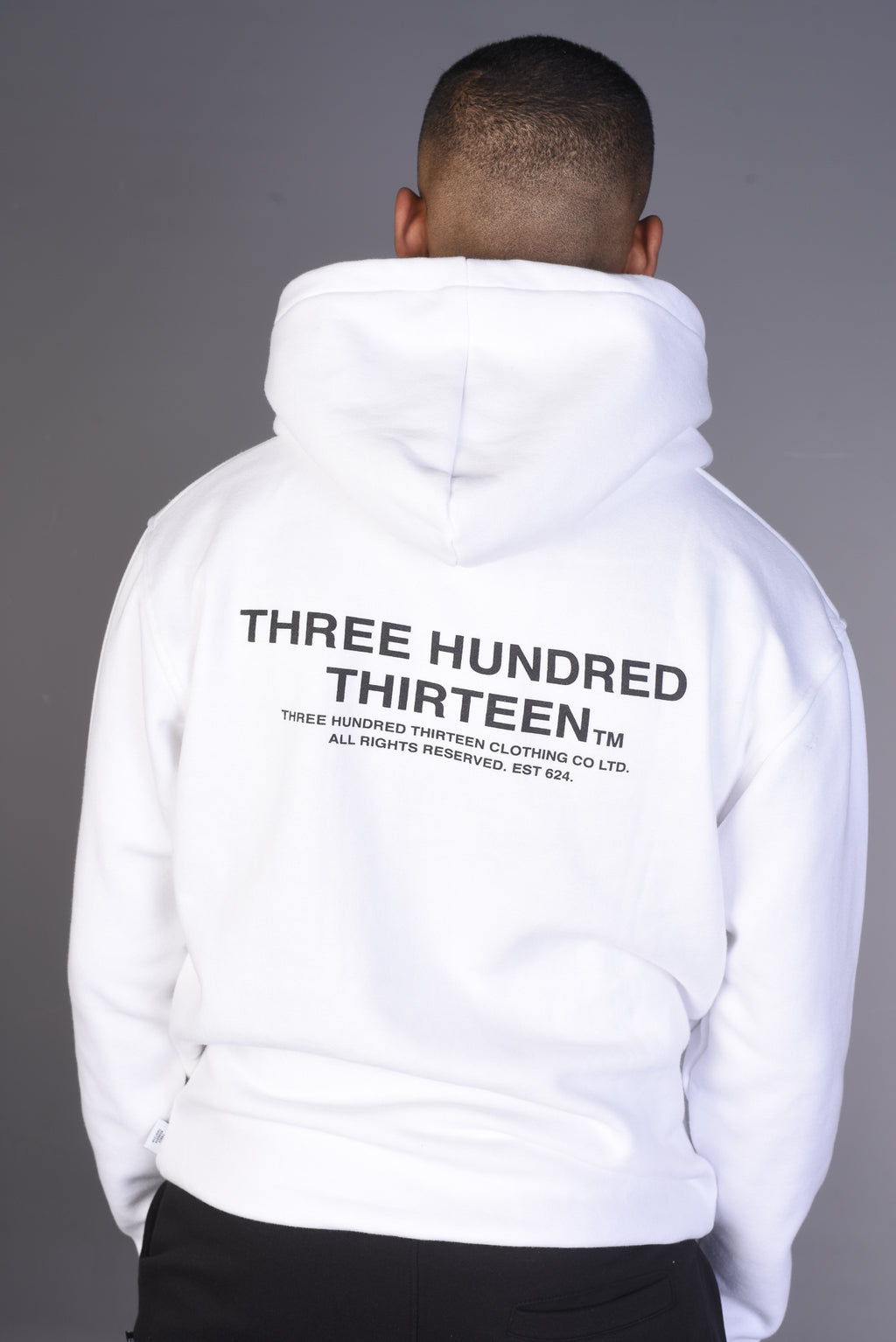 ALL RIGHTS RESERVED Arabic Hoody - White