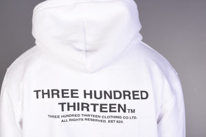 ALL RIGHTS RESERVED Arabic Hoody - White