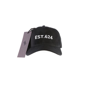 EST.624 Black Baseball Cap