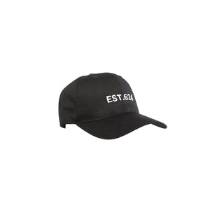 EST.624 Black Baseball Cap